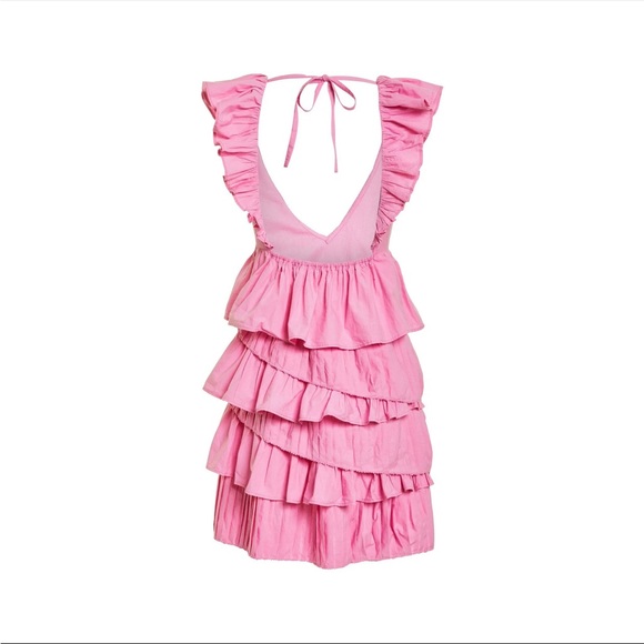 NWT Love the Label Jolie Mini Dress Begonia Pink - Picture 2 of 2